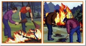 Человек и лесные пожары