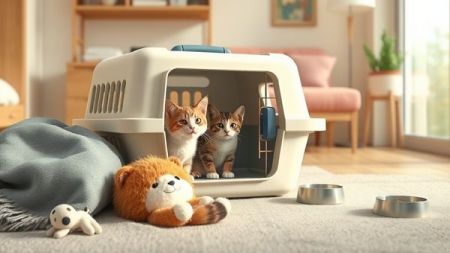 Как подготовить кошку или собаку к осмотру ветеринара на дому: переноска, привычные предметы и снижение стресса